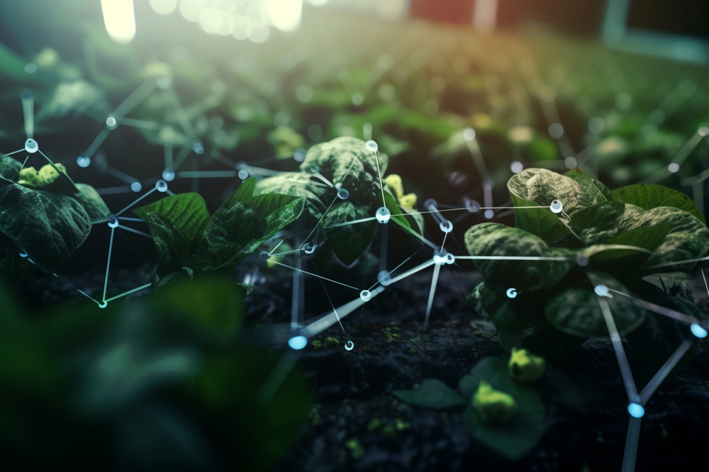 an illustration of ai farming system in plants - Eden C, Eden Batch, Eden Direct Inject: Revolutionizing Irrigation Systems