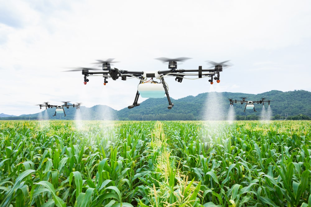 Drones in agriculture - How AI is Transforming the Agriculture Industry
